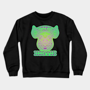 Cosmic Hogtie Green and Purple Variation Crewneck Sweatshirt